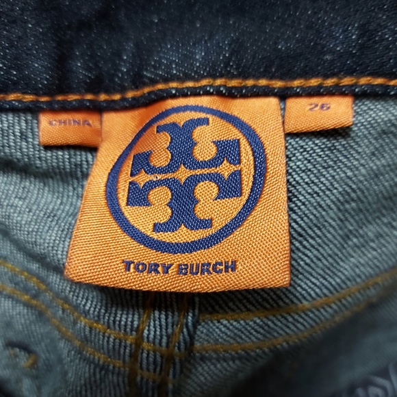 TORY BURCH | Denim Dark Blue Super Skinny Jeans Size 26 - Picture 6 of 8
